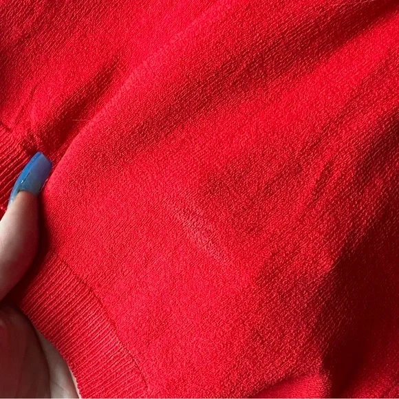 Vintage Y2K 90s sexy red halter top - Picture 5 of 7